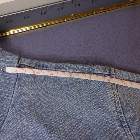 Jean Jacket with Beautiful Flower Beading Design - Picture 15 of 16